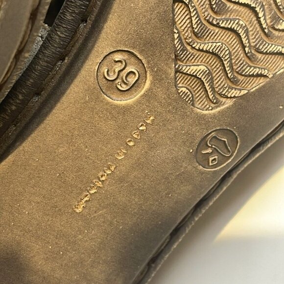 Rieker Anti-Stress Lace-Up Mary Jane Pumps in Grey/Brown - Size 39 (US 8) - Picture 7 of 7